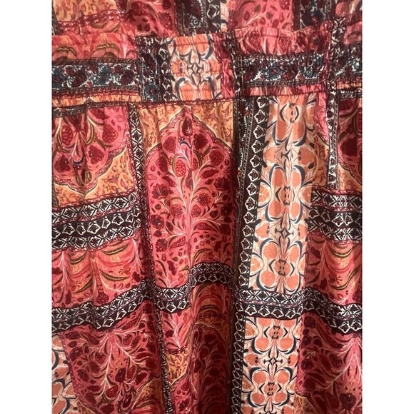 Old Navy Waist Defined Cami Midi Dress , XL boho floral beachy lightweight - Picture 7 of 11